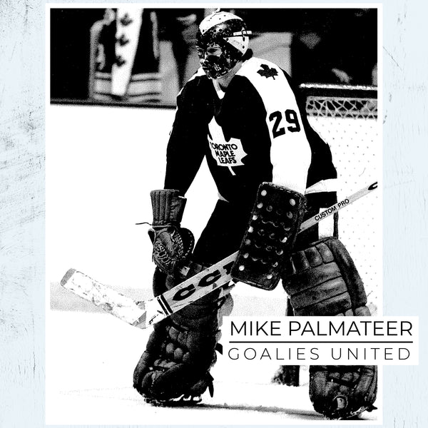 Black and White Mike Palmateer Toronto Maple Leafs Autographed 8x10 Image (08)