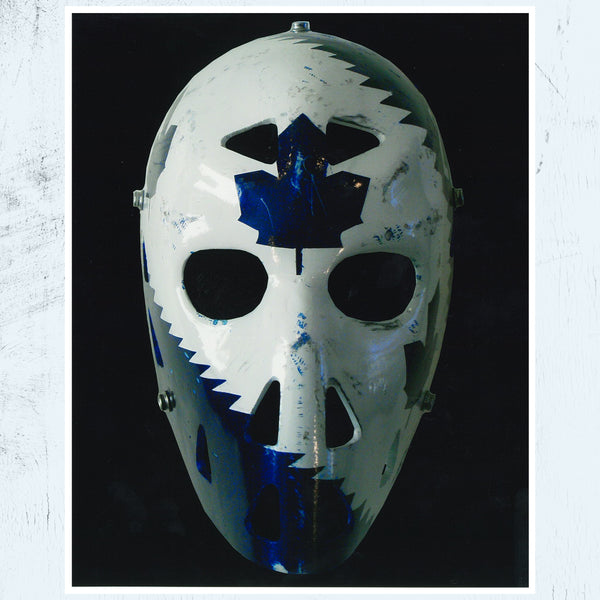 Framed: 22x20 Mike Palmateer Toronto Maple Leafs and Washington Capitals Goalie Mask Image Signed (6)