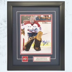 Framed: 12x15 Mike Palmateer Washington Capitals Signed Image (7)