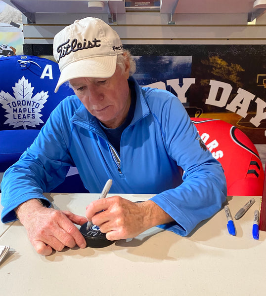 Mike Palmateer Autographed Puck in Silver