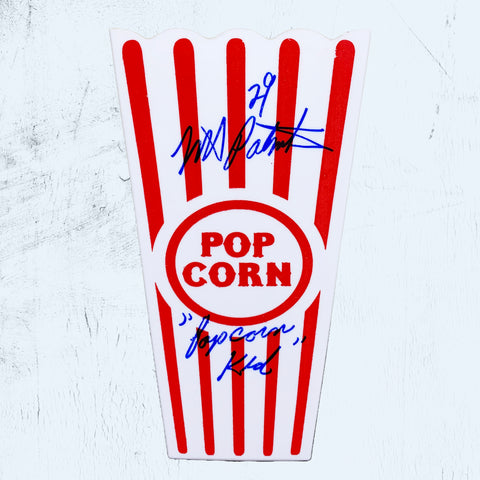 Autographed "Popcorn Kid" Popcorn Container