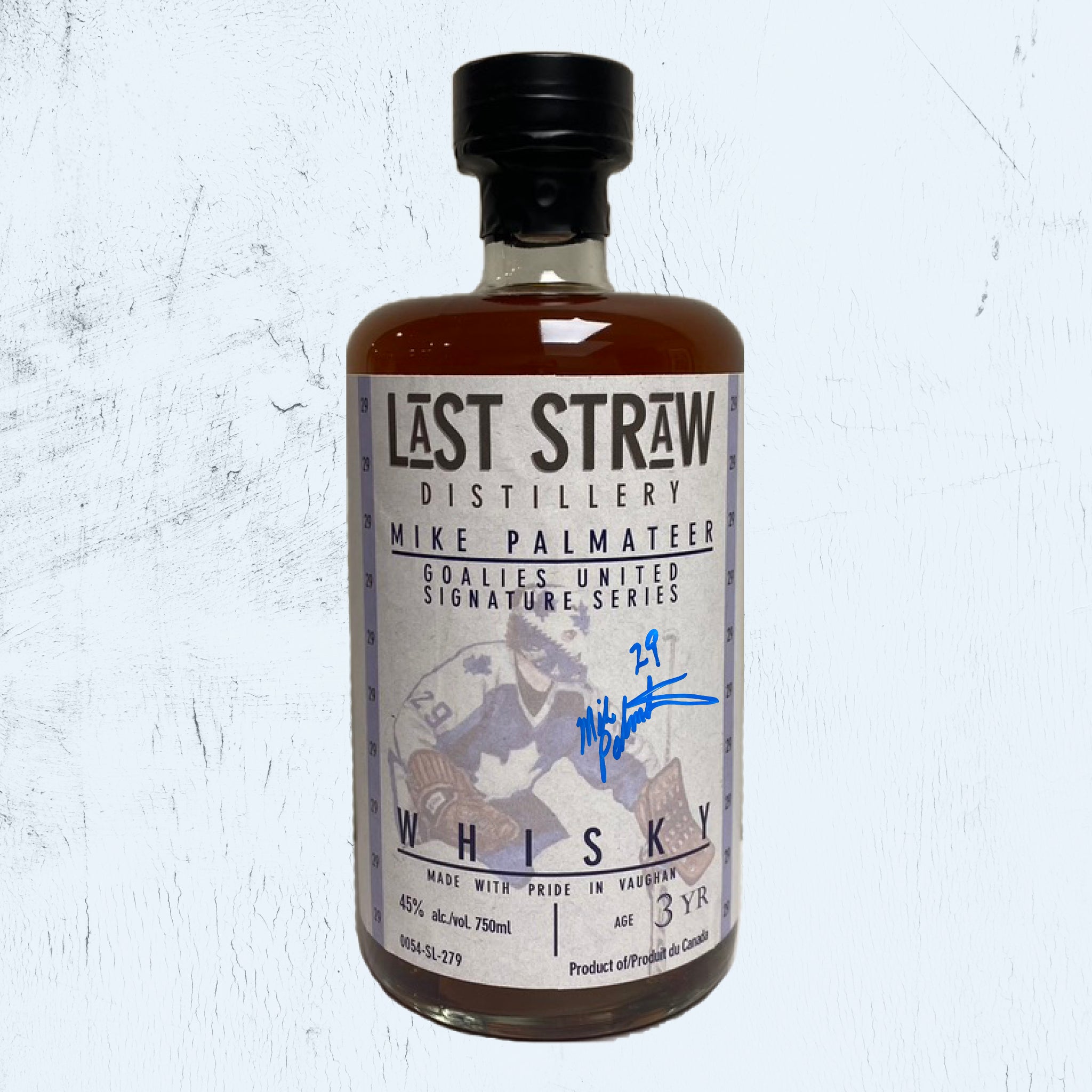 Last Straw Distillery X Mike Palmateer Goalies United Signed Whisky